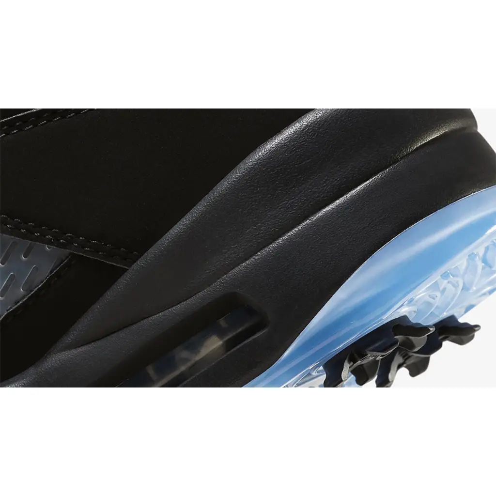 Nike Jordan 5 Golf Black Metallic Silver - Image 4