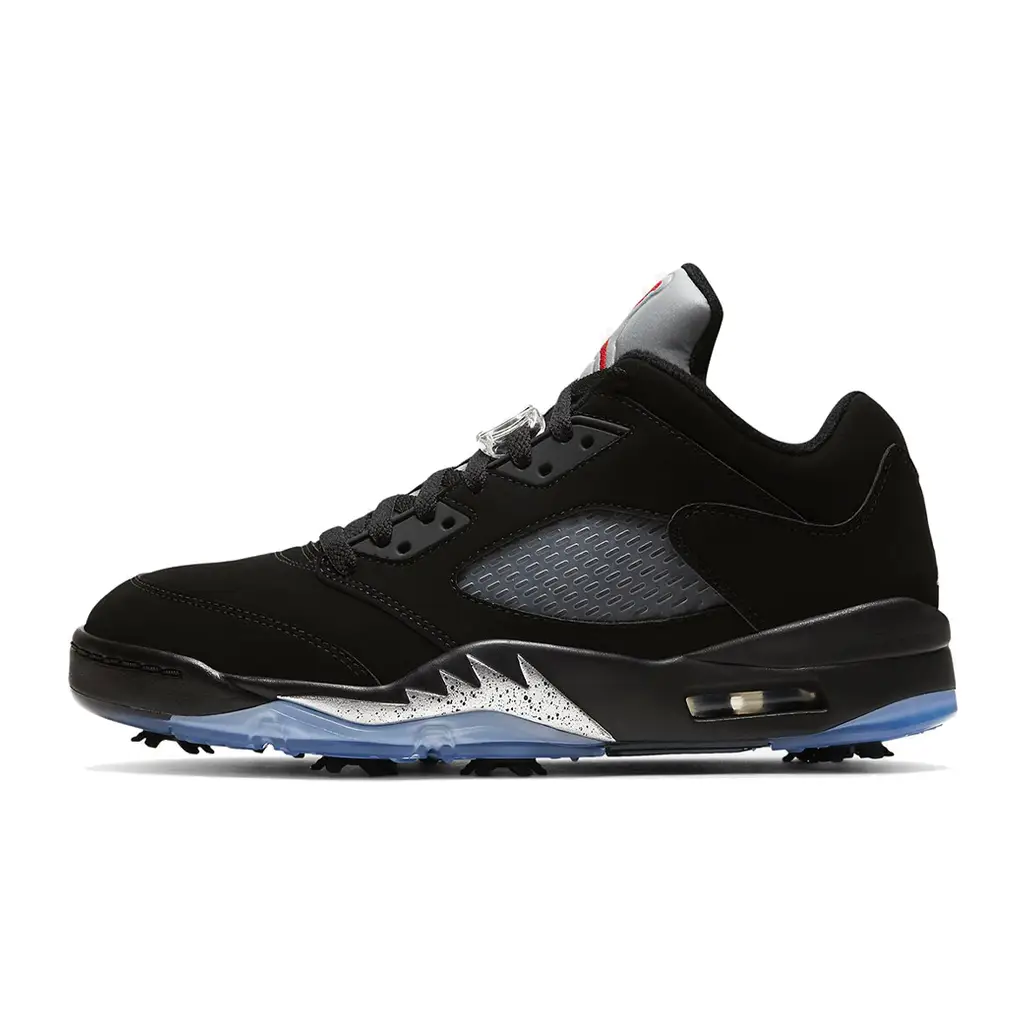 Nike Jordan 5 Golf Black Metallic Silver