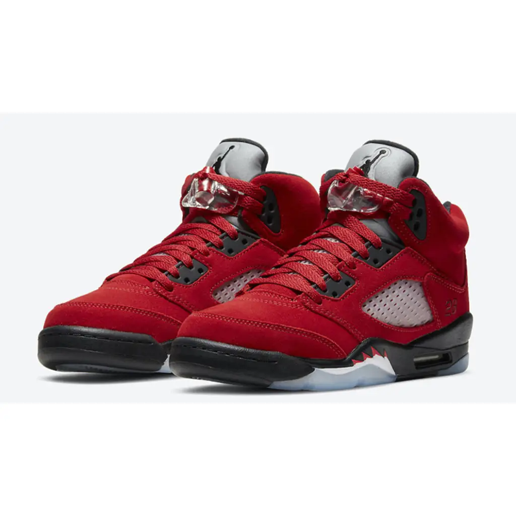 Nike Jordan 5 Raging Bull Varsity Red - Image 2