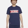 Nike Jordan Paris Saint-Germain Wordmark T-Shirt - Midnight Navy