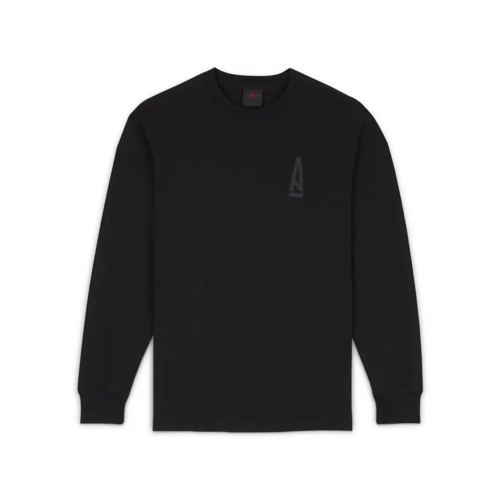 Nike Air Jordan X A Ma Maniere Long Sleeve Graphic T-Shirt - Black - Image 3