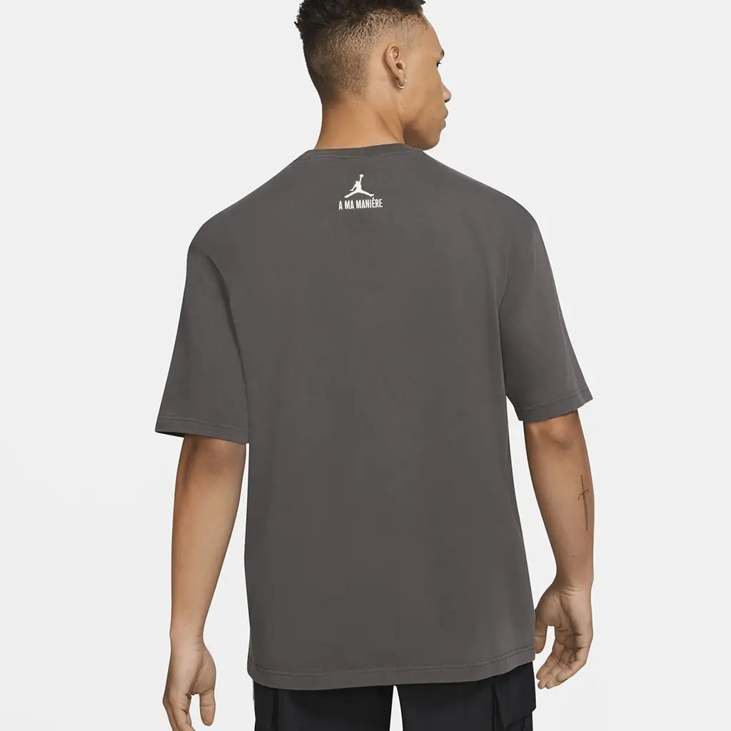 Nike Jordan X A Ma Maniere Short Sleeve T-Shirt - Grey - Image 2