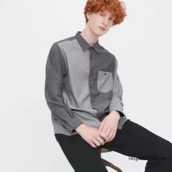 UNIQLO X JW ANDERSON Flannel Shirt - Grey