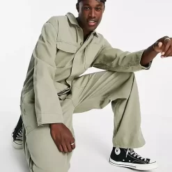 Levis Levi's Stay Loose Overall Jeans - Grey