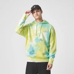 Levis Levi's Tie Dye Logo Hoodie - Yellow