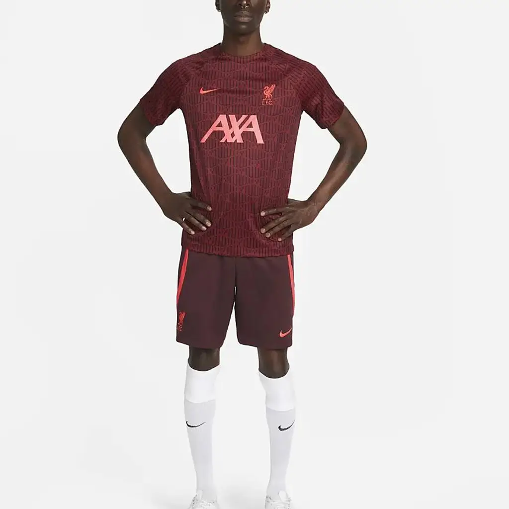 Liverpool F.C. Nike Dri-FIT Pre-Match Football Top - Red - Image 3