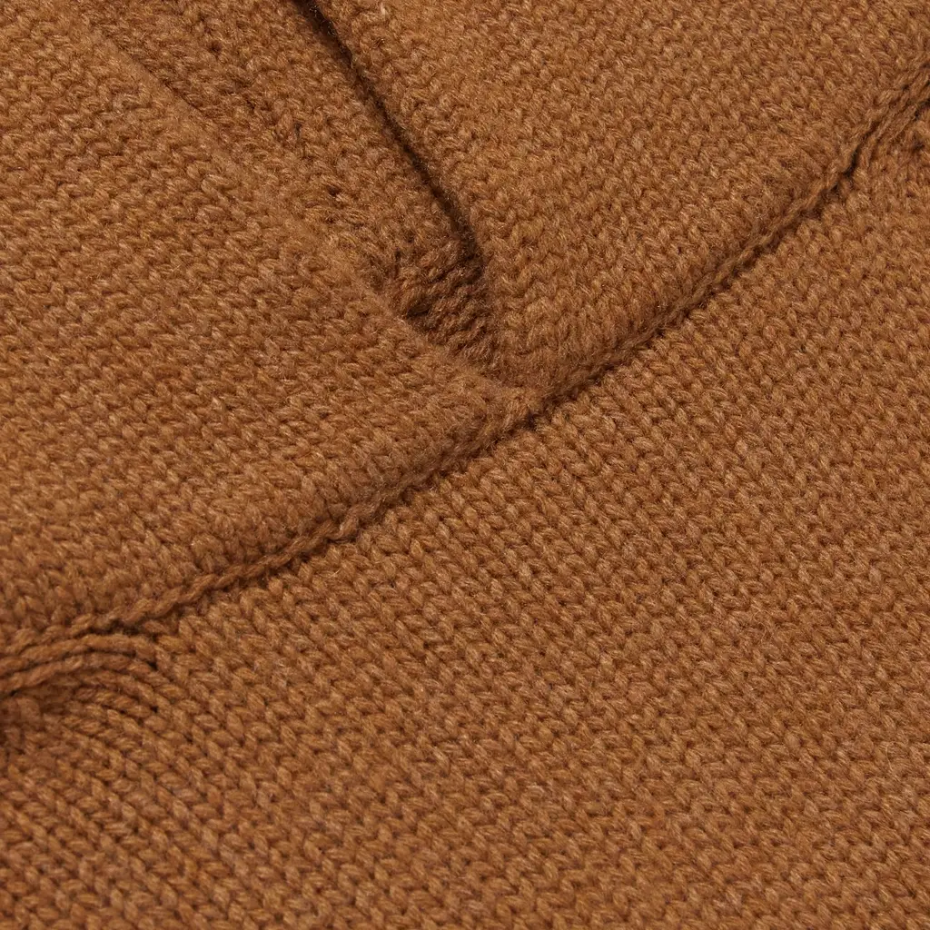 MR Porter X Fear Of God Wool And Cashmere-Blend Hoodie Brown - Brown - Image 3