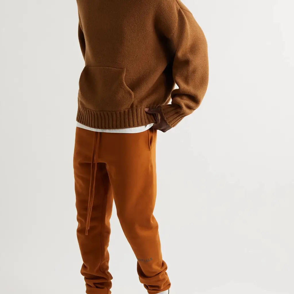 MR Porter X Fear Of God Wool And Cashmere-Blend Hoodie Brown - Brown - Image 5