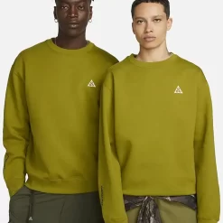 Nike ACG Therma-FIT Fleece Crew - Moss