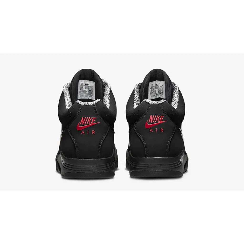 Nike Air Flight Lite Mid Black White Red - Image 4