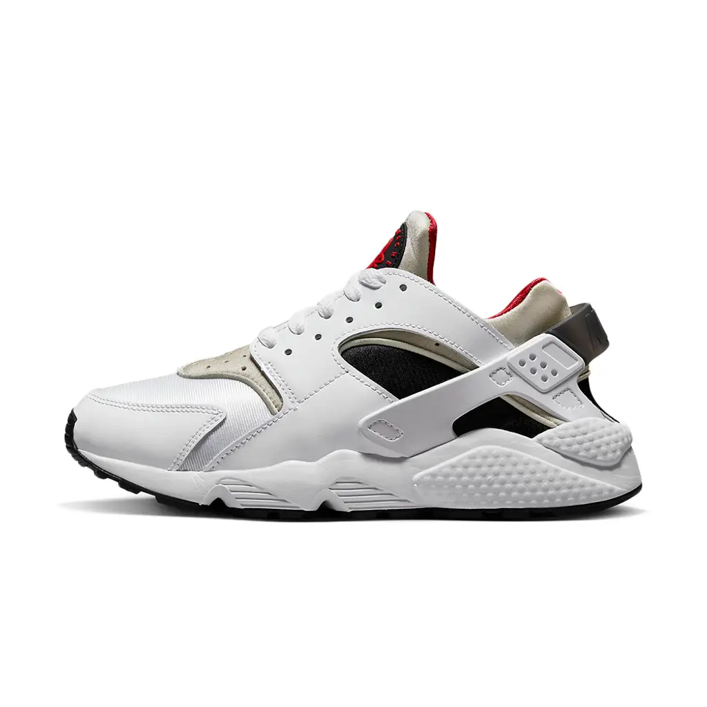 Nike Air Huarache White Black Red