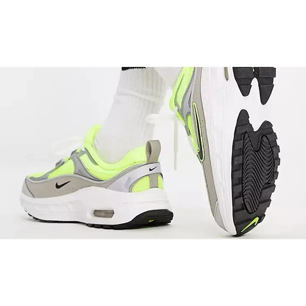 Nike Air Max Bliss Silver Neon Yellow - Image 5
