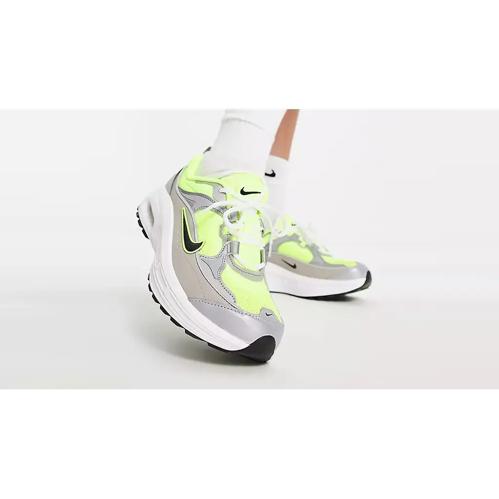 Nike Air Max Bliss Silver Neon Yellow - Image 2