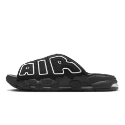 Nike Air More Uptempo Slide Black White