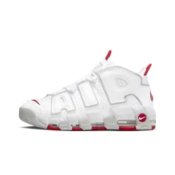 Nike Air More Uptempo White Red Grey