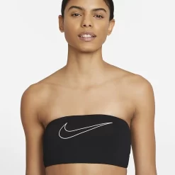 Nike Bandeau Bikini Top - Black