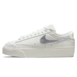 Nike Blazer Low Platform Sail Metallic Silver