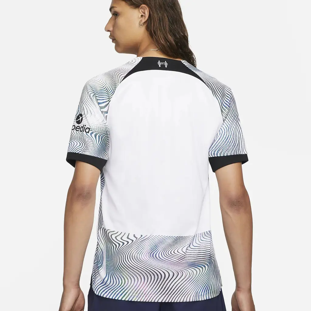Nike Dri-Fit Football Shirt Liverpool FC 2022/23 Stadium Away - White - Image 2