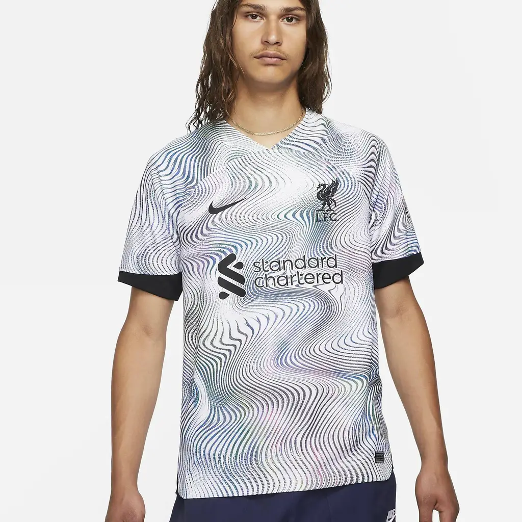 Nike Dri-Fit Football Shirt Liverpool FC 2022/23 Stadium Away - White