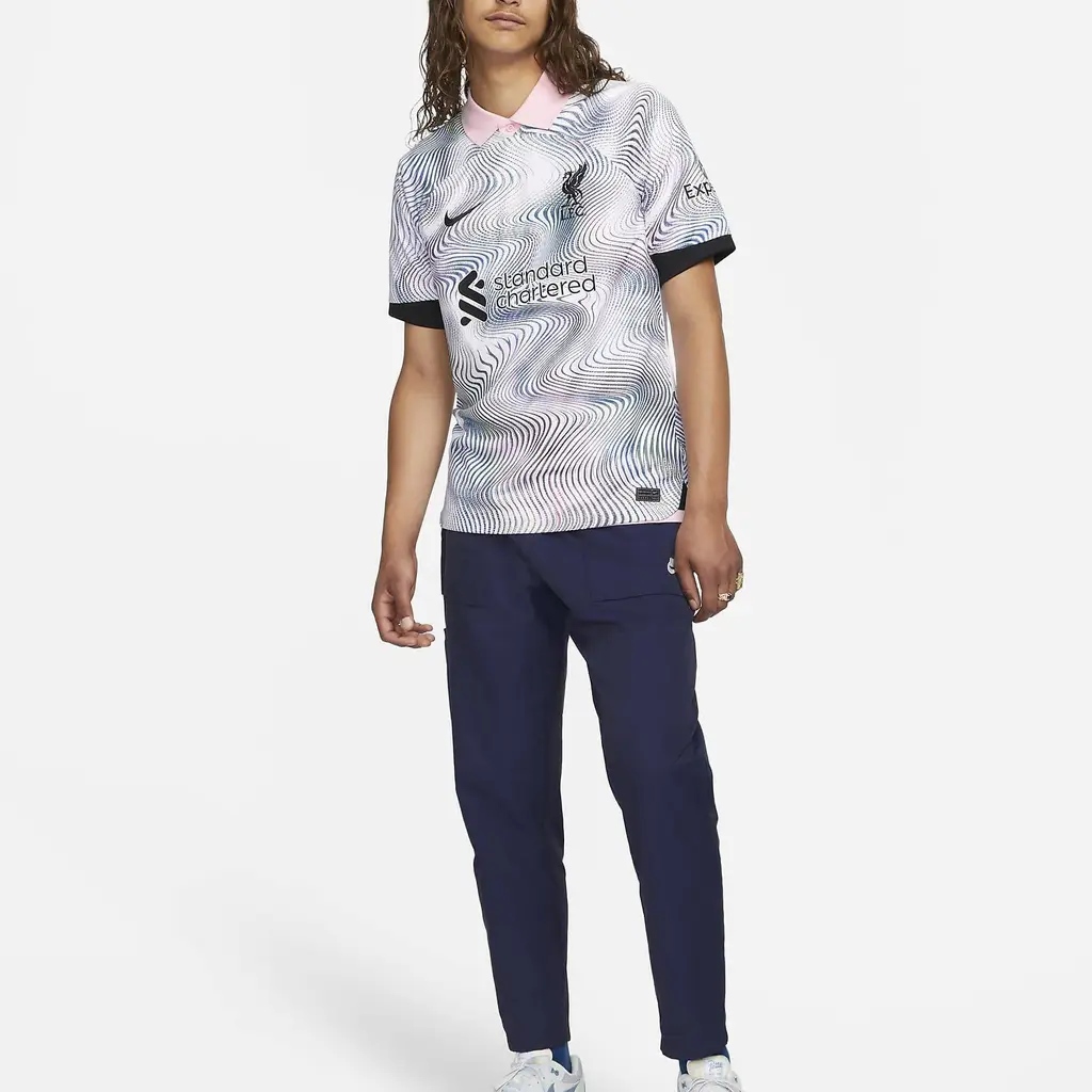 Nike Dri-Fit Football Shirt Liverpool FC 2022/23 Stadium Away - White - Image 3