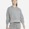 Nike Dri-FIT Get Fit Printed Pullover Training Hoodie - Particle Grey