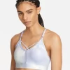Nike Dri-FIT Indy Icon Clash Light-Support Padded Strappy Sports Bra - Light Thistle