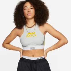 Nike Dri-FIT Swoosh Air Max Padded Sports Bra - Photon Dust