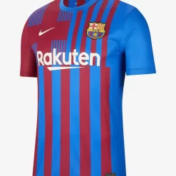 Nike F.C. Barcelona 2021/22 Stadium Home Football Shirt - Soar