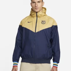 Nike F.C. Barcelona Windrunner Full-Zip Hooded Jacket - Obsidian