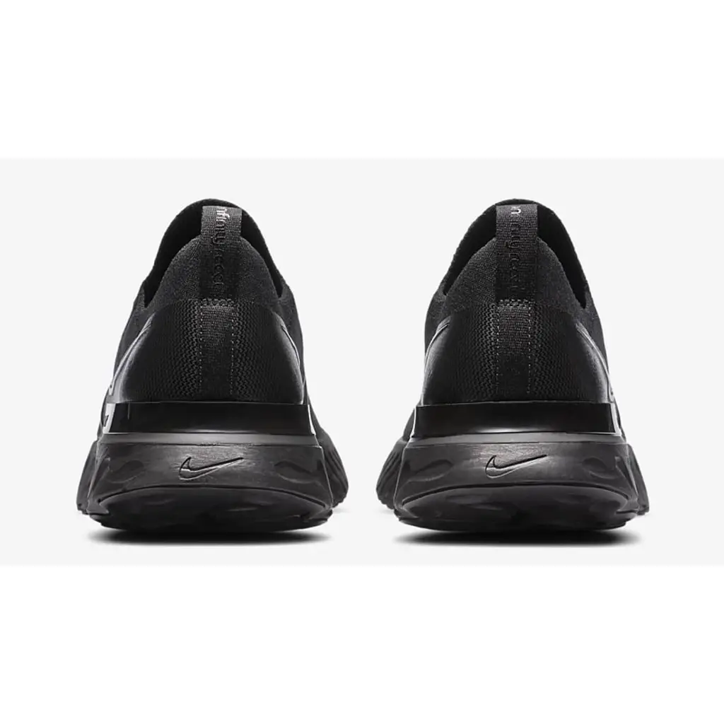 Nike React Infinity Run Flyknit Triple Black - Image 4