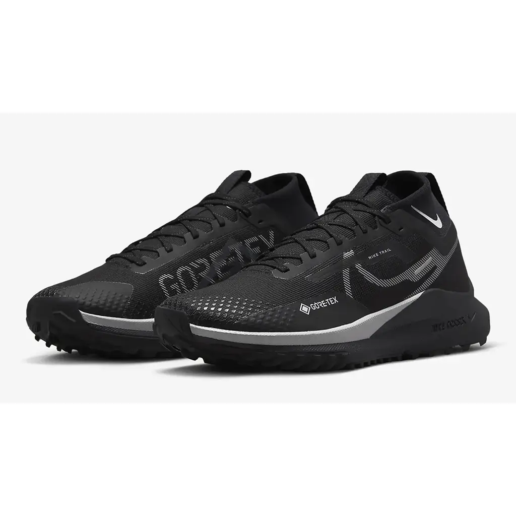 Nike React Pegasus Trail 4 GORE-TEX Black Silver - Image 2