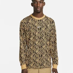 Nike SB Long-Sleeve Print Skate T-Shirt - Elemental Gold