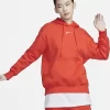 Nike Sportswear Phoenix Fleece Oversized Pullover Hoodie - Picante Red