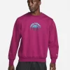 Nike Standard Issue Basketball Crew Sweatshirt - Sangria