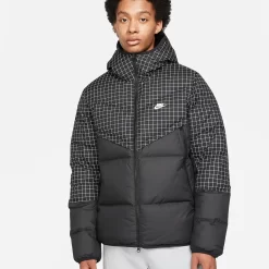 Nike Storm-FIT Windrunner Reflective Grid Hooded Jacket - Black