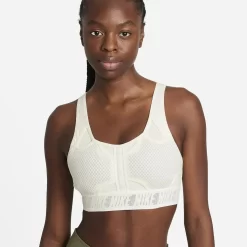 Nike Swoosh UltraBreathe Padded Sports Bra - Sail