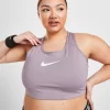 Nike Training Swoosh Bra (Plus Size) - Pink