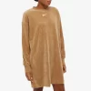 Nike Velour Crew Dress - Dark Driftwood Sail