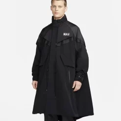 Sacai X Nike Trench Jacket - Black