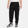Nike X Stussy Washed Fleece Pant - Black