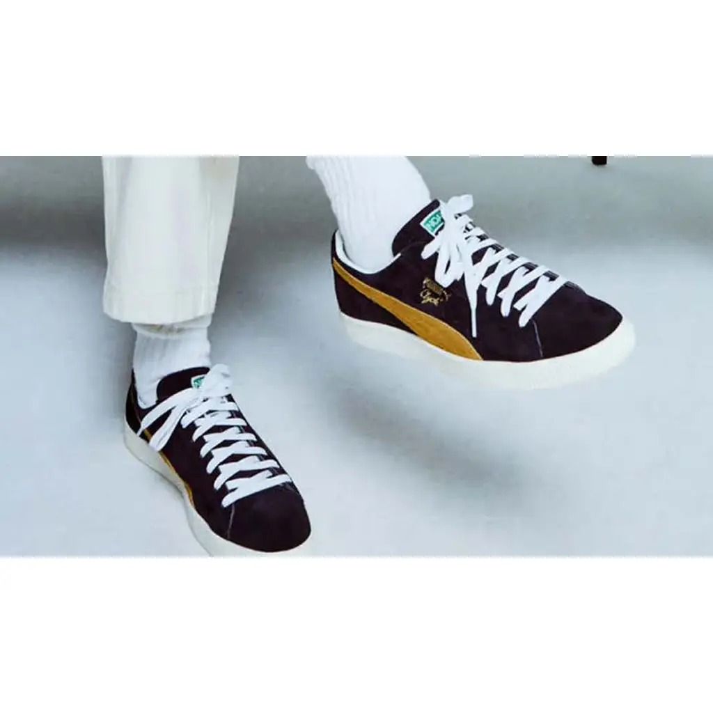 Noah X PUMA Clyde Blue Yellow - Image 2
