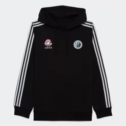 Palace X Adidas Graphic Hoodie - Black