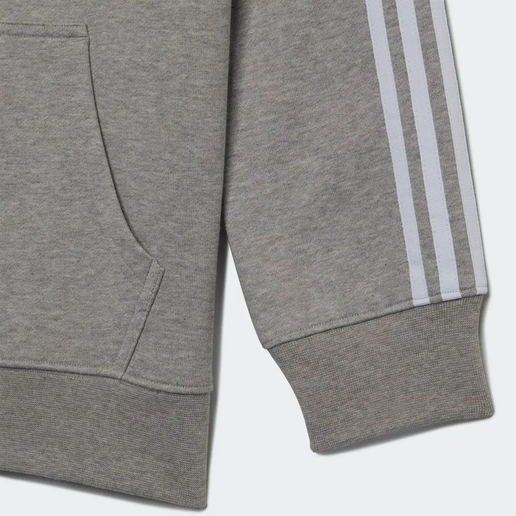 Palace X Adidas Originals Graphic Hoodie - Medium Grey Heather - Image 5