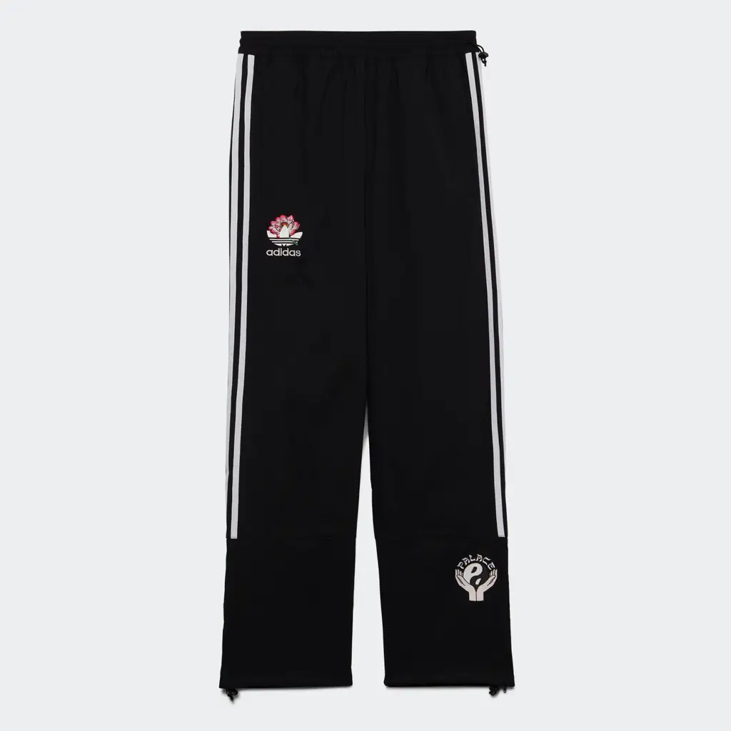 Palace X Adidas Zip Tracksuit Bottoms - Black