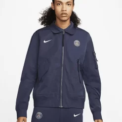 Nike Paris Saint-Germain Unlined Bomber Jacket - Midnight Navy