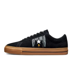 Peanuts X Converse One Star Black