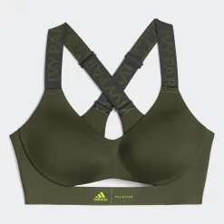 Peloton X IVY PARK X Adidas BR Tape Bra - Focus Olive