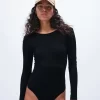 Pernille Teisbaek X ADANOLA Low Back Bodysuit - Black