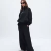 Pernille Teisbaek X ADANOLA Nylon Parachute Pant - Black