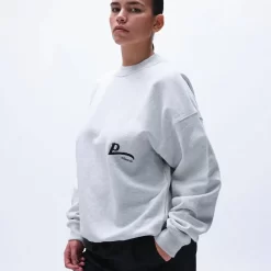 Pernille Teisbaek X ADANOLA P Oversized Sweatshirt - Grey Melange